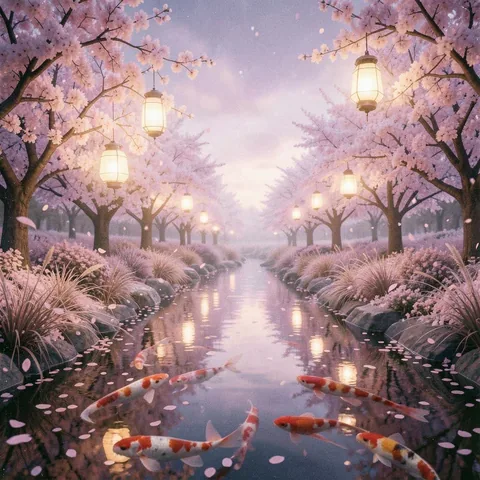 Naslovnica skladbe Dream of Cherry Blossom