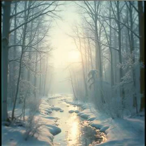 Naslovnica skladbe The Journey of the Winter Stream